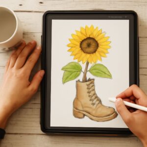 Explore watercolor templates and create stunning watercolor mandala and watercolor lily designs.