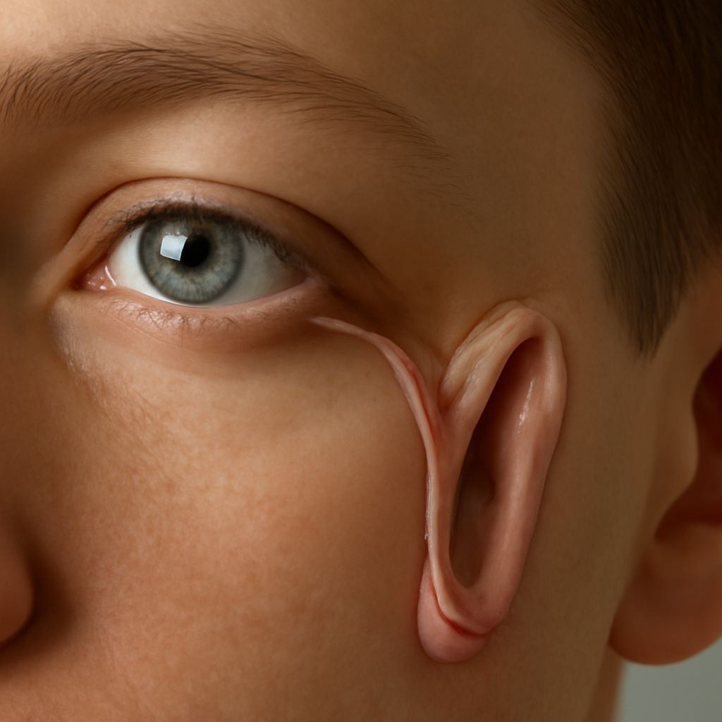 Illustration showing the anatomy of the eyelid, including upper eyelid anatomy and lower eyelid anatomy