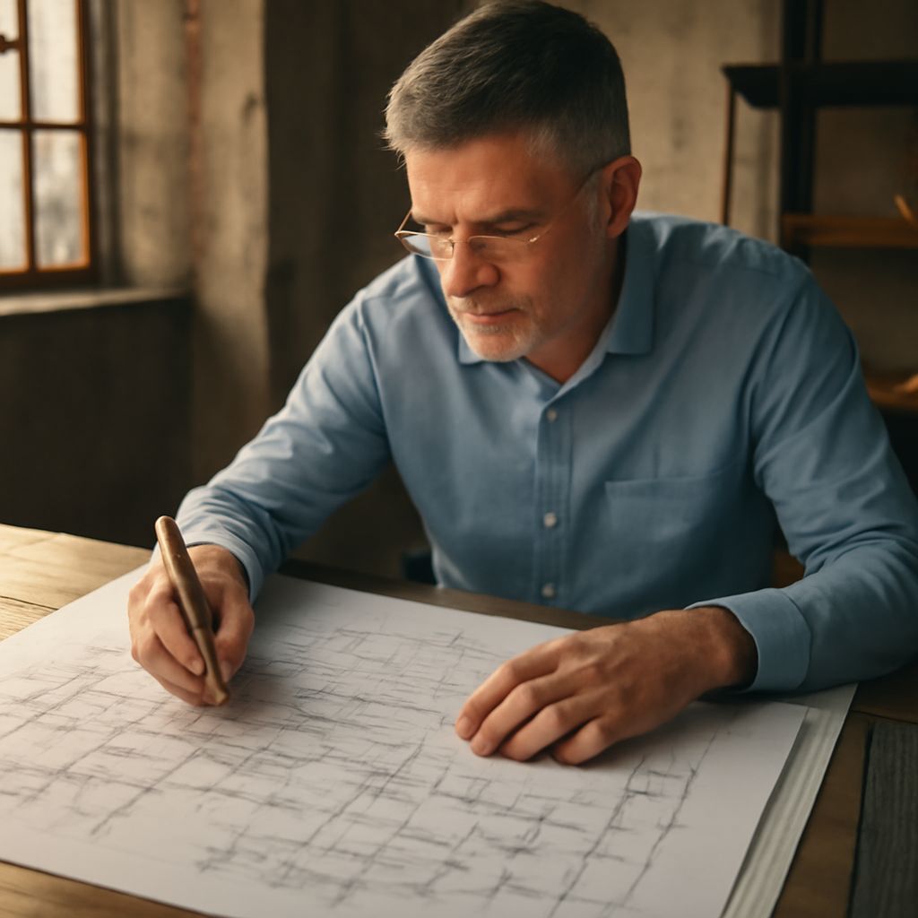 Mechanical drawing and mechanical engineering drawing