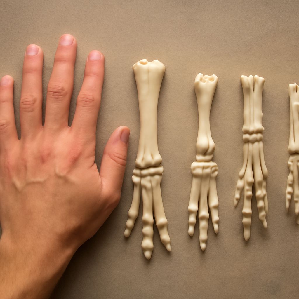 A comparative view of wrist anatomy, seal anatomy, and furry anatomy