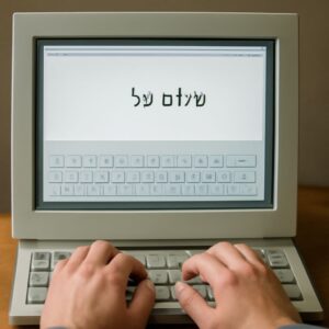 Hebrew font generator and Hebrew style font