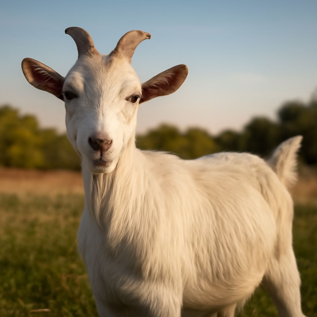 Detailed view of goat anatomy focusing on goat leg anatomy and goat hoof anatomy