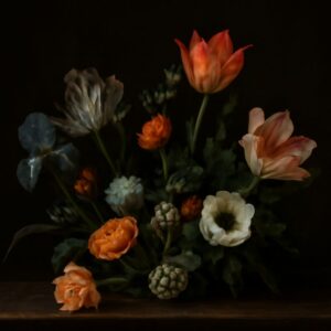 Art Nouveau Font and Fantasy Art Drawings