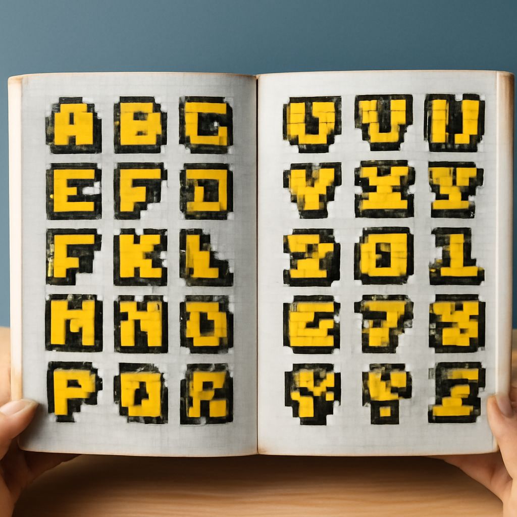 Examples of video game fonts and gamer fonts
