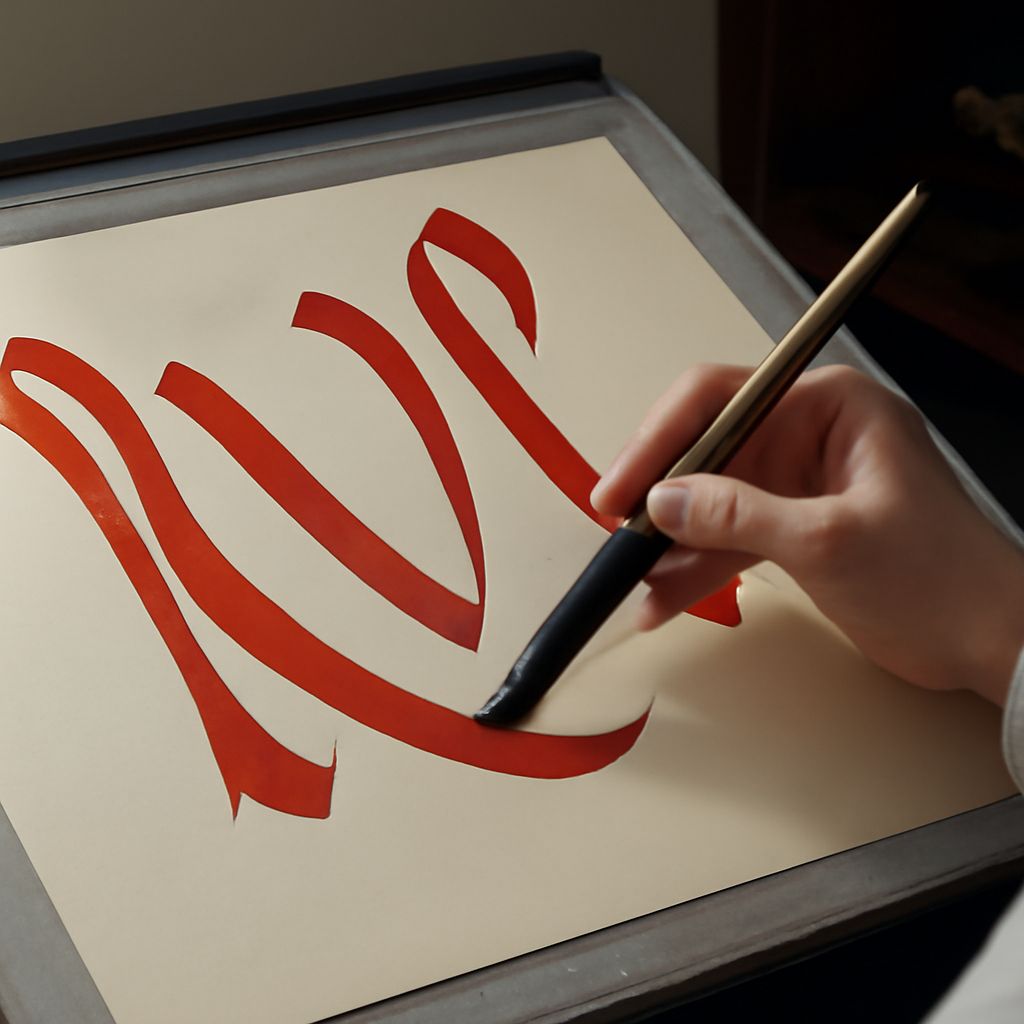 Featuring brush calligraphy and street brush font techniques