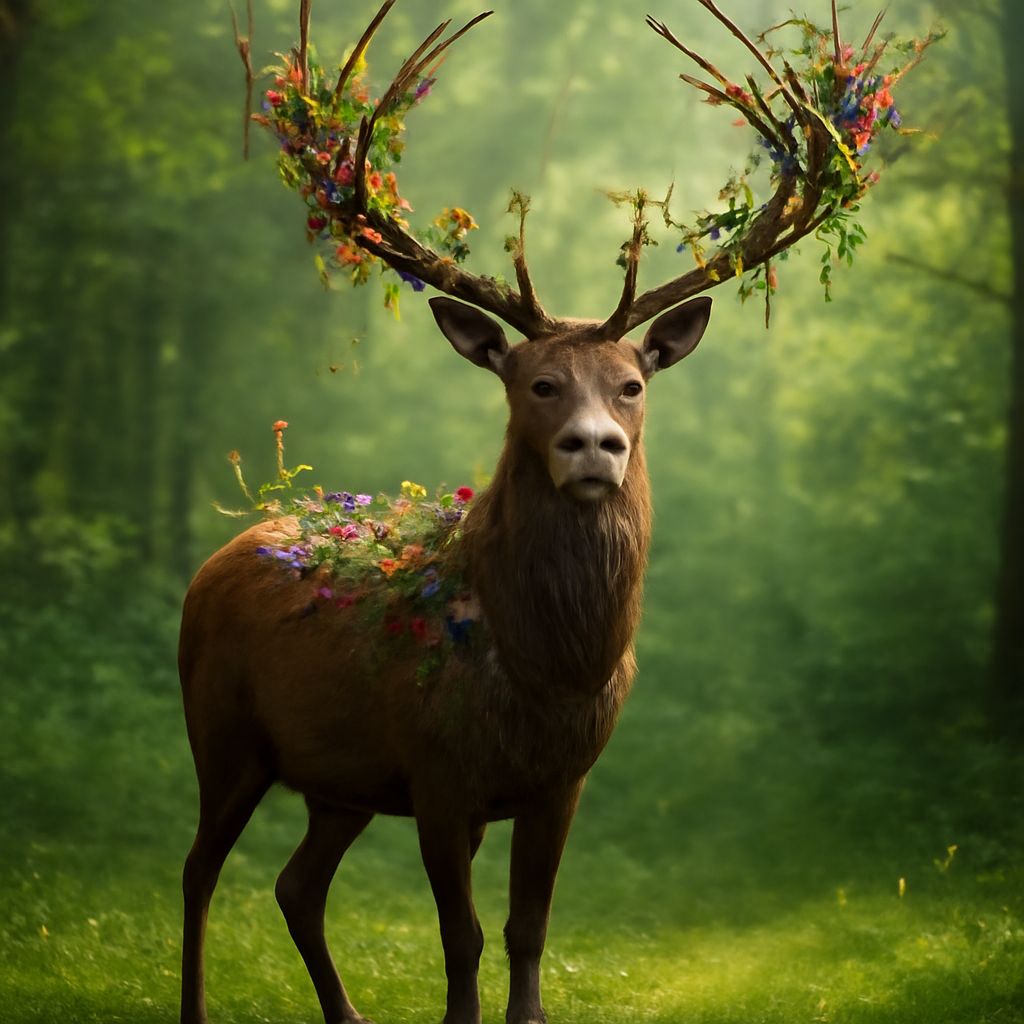 Antlers drawing and antler drawing techniques