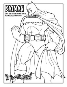 Batman sketch and lilac sketch inspiration