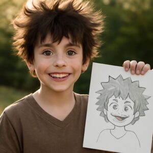 Deku drawings and Midoriya drawing techniques