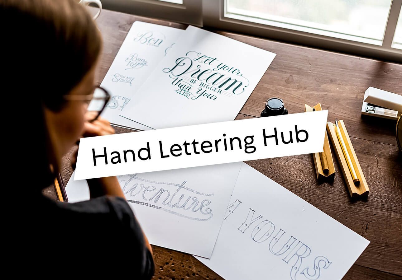 Explore unique handlettering font and hand lettered fonts styles