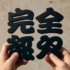 Japanese calligraphy generator and kanji calligraphy generator