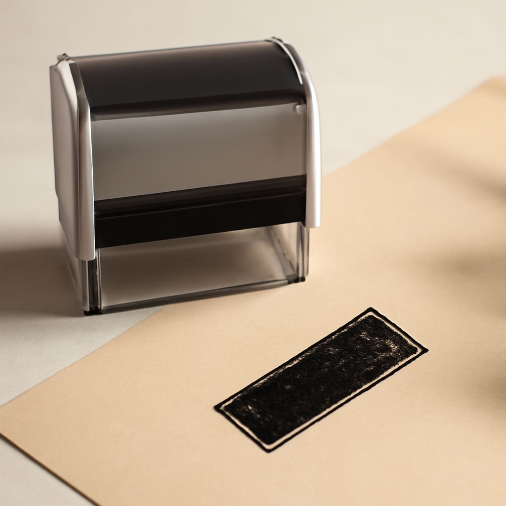 Custom stamp logo and logo rubber stamp for branding