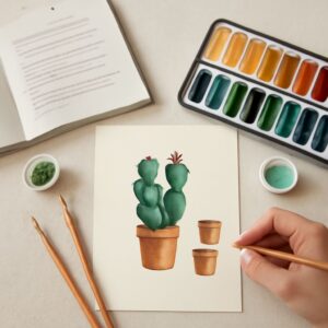 Explore watercolor kits and learn to paint beautiful watercolor lilacs
