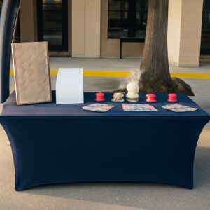 Custom logo tablecloths and table cover with logo
