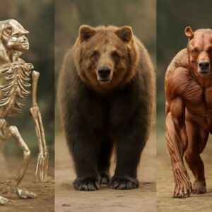 Anatomy of an elephant trunk and grizzly bear