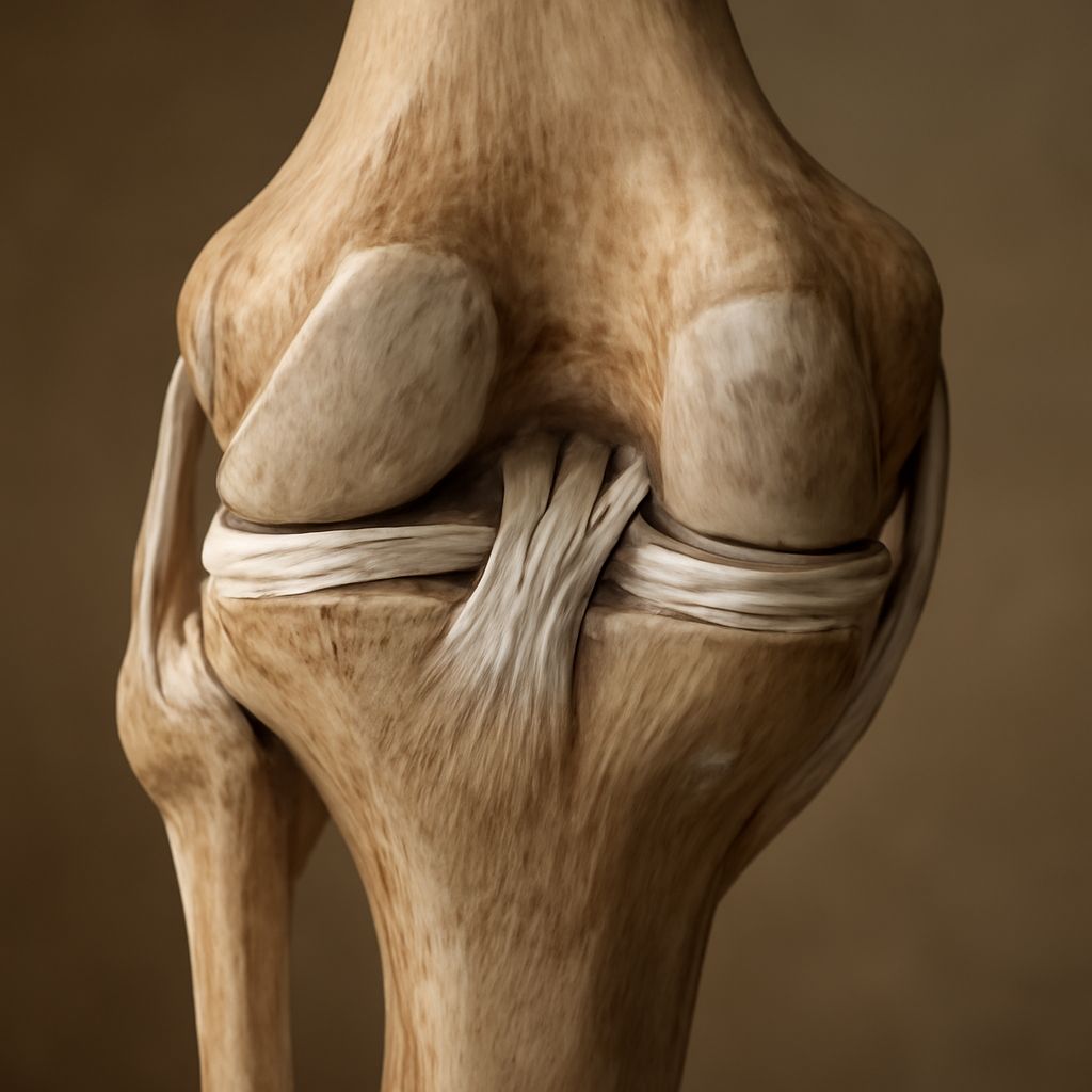 Detailed view of knee anatomy ligaments and knee ligament anatomy