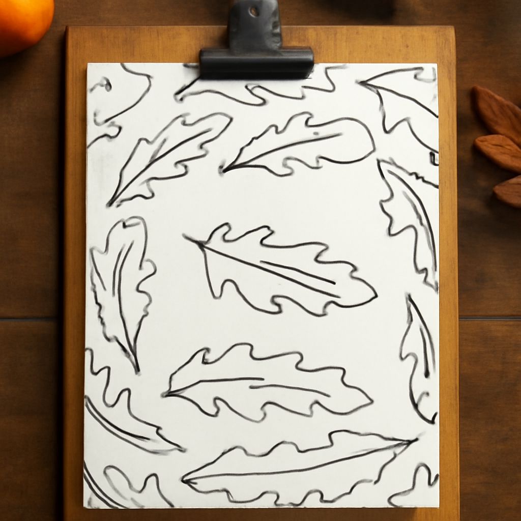 Scary Jack O Lantern Drawing and Bible Verse Calligraphy