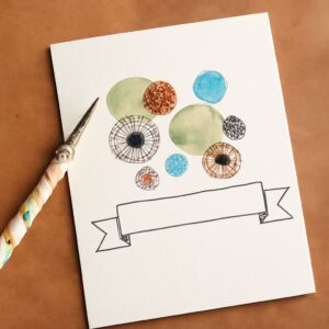 Watercolor thank you cards and watercolor greeting cards