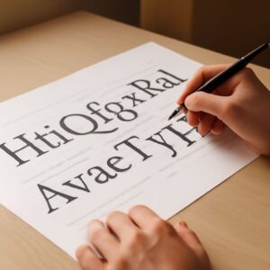 Anatomy of typography and anatomy of letters