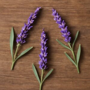 botanical watercolor and lavender botanical illustration