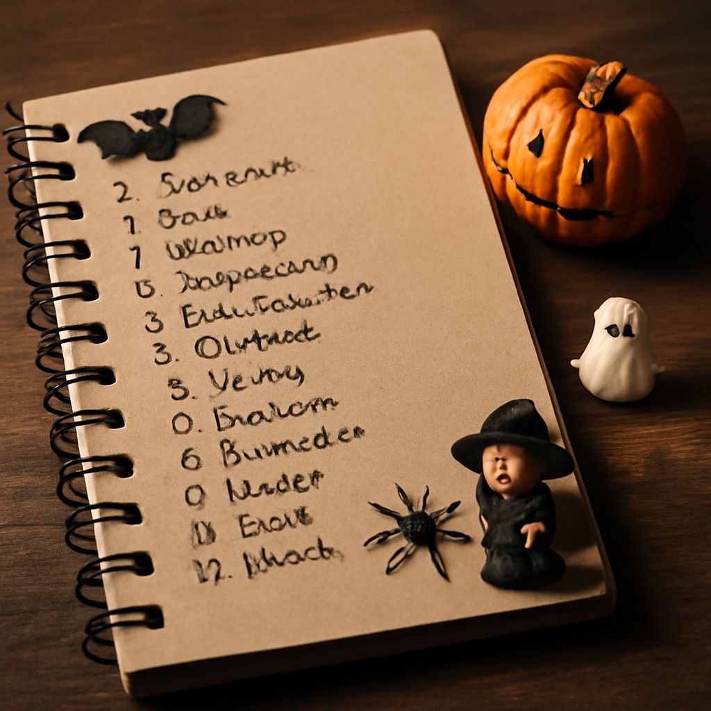 October and Halloween drawing challenge