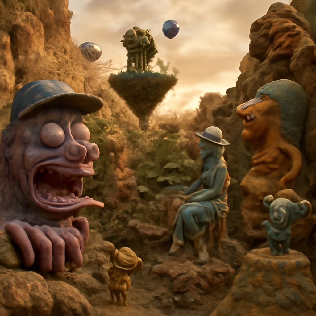 trippy cartoons and psychedelic cartoons