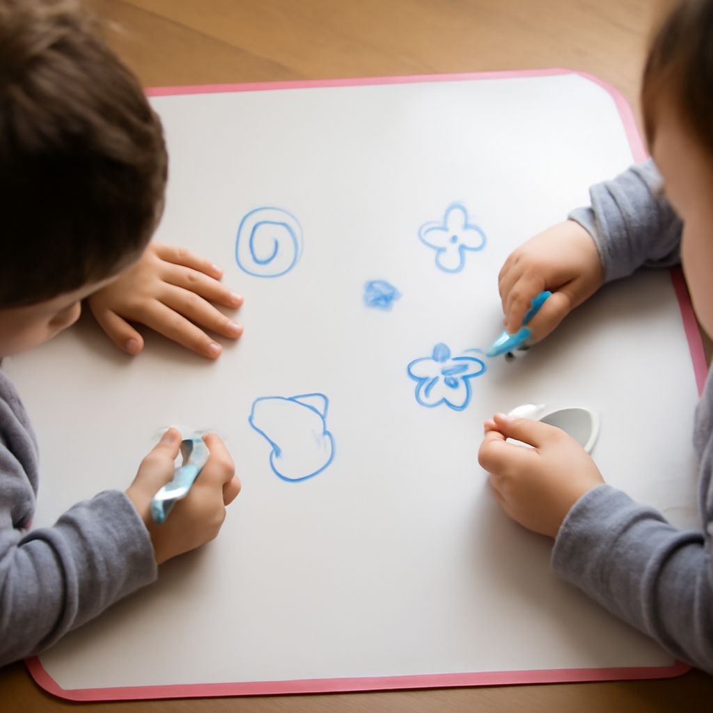 Drawing tears and using a drawing mat