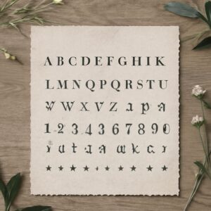 Easter font and bunny font styles