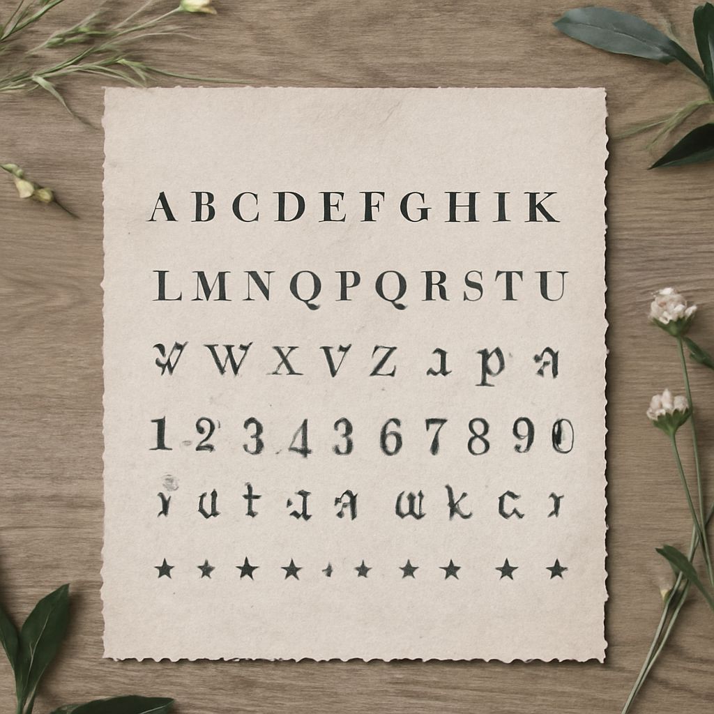 Easter font and bunny font styles