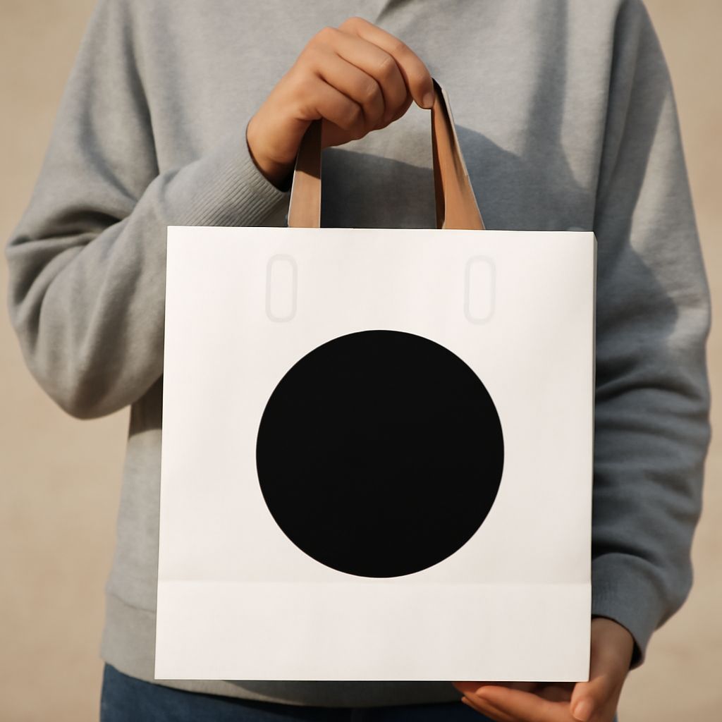 Shopping bags with logo and logo plastic bags
