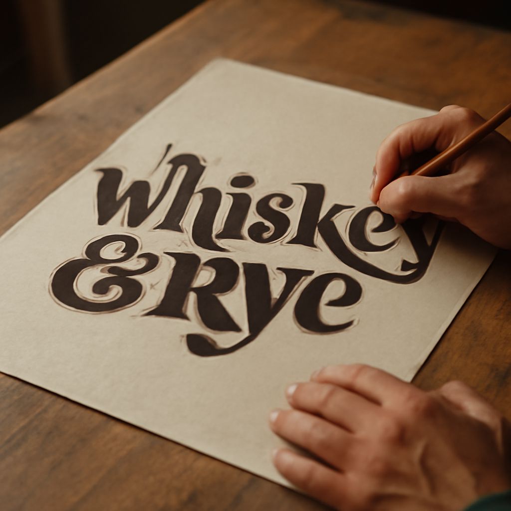 Exploring whiskey font and noodle font styles