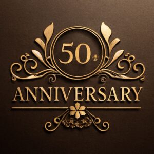 50th anniversary logo and 50 years logo inspiration