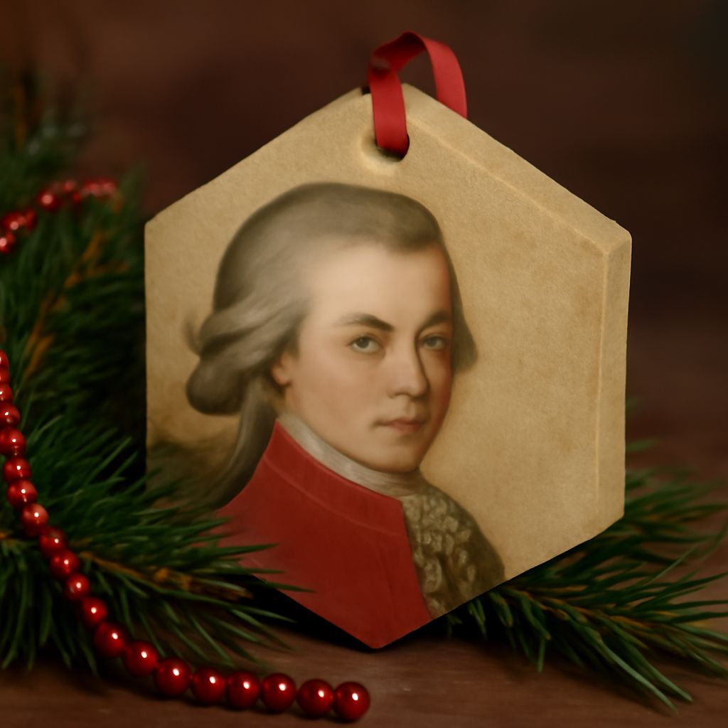 Cartoon Christmas ornaments and decorations