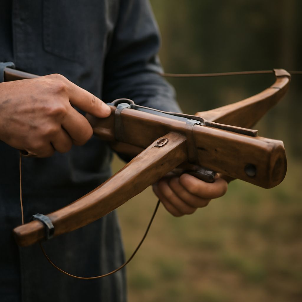 Detailed view of crossbow anatomy and its relation to energy and bovine anatomy
