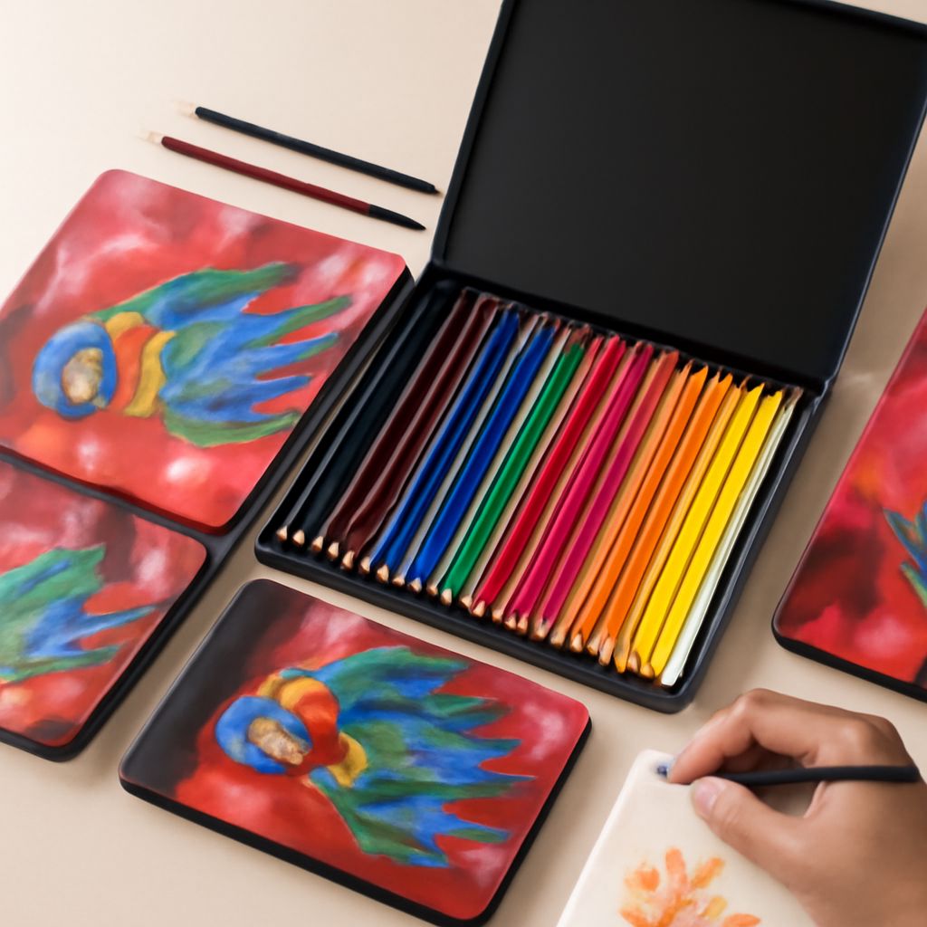Custom pencils with logo and watercolor pencils vs colored pencils