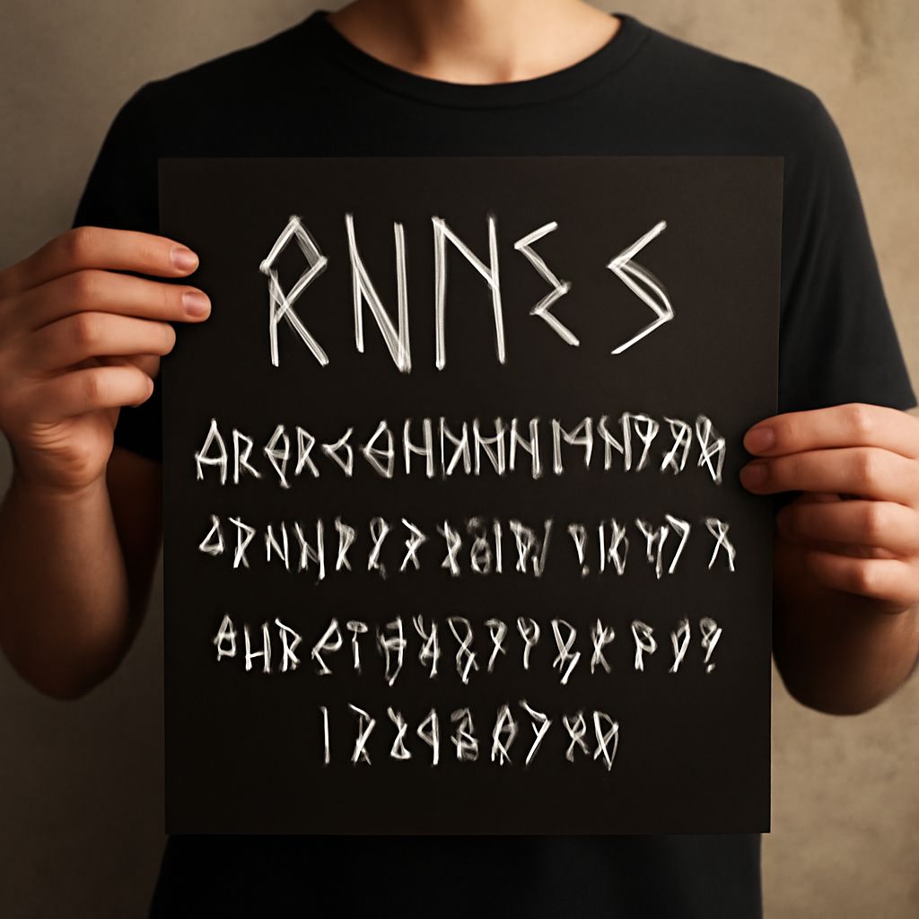 Exploring runic font and norse rune font