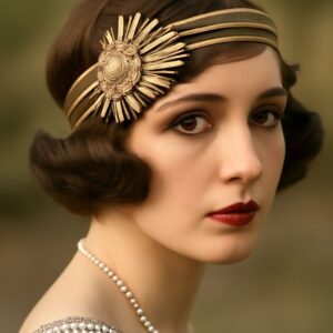 Art deco style in the digital illustration era