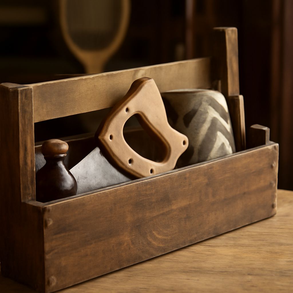 A collection of small wood projects and easy wood projects in a woodshop environment